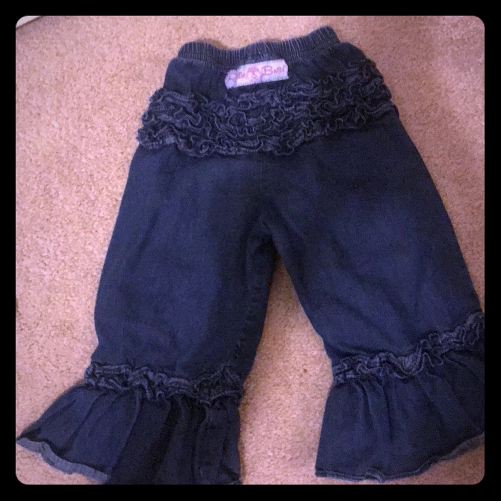 Ruffle butts jeans 2t